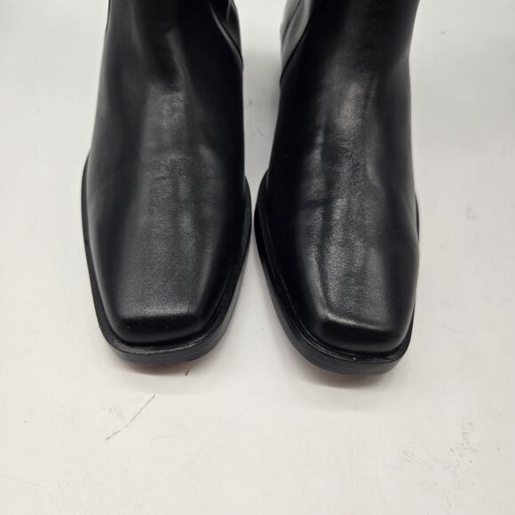 New MADEWELL The Antoine Tall Boot Extended Calf in Black Leather womens sz 9.5 - Picture 4 of 12